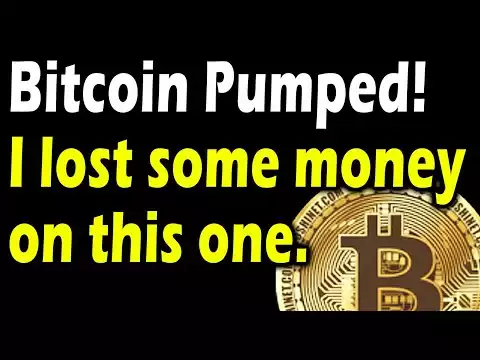 Bitcoin price pumped! Will bitcoin start dropping or was I wrong?