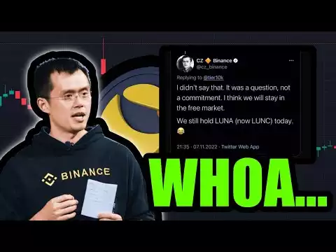 CZ BINANCE MESSAGE TO TERRA CLASSIC HOLDERS - LUNC Is Different