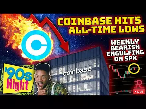 Bitcoin LIVE : COINBASE ALL TIME LOWS. 90s Stream!