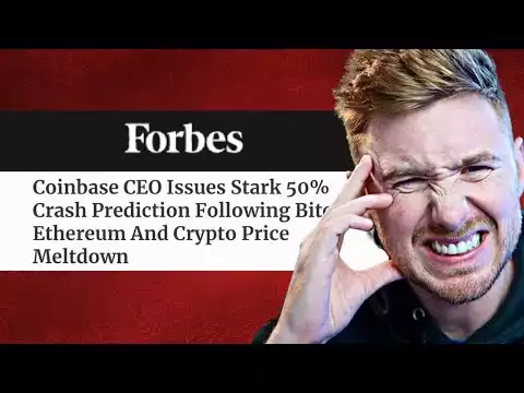 Coinbase CEO Issues Stark 50% Crash Prediction Following Bitcoin, Ethereum And Crypto Price Meltdown