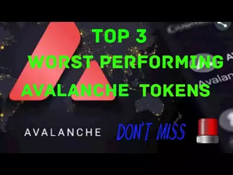 TOP 3 WORST PERFORMING AVALANCHE TOKENS 🚨 #avax #link #sushi #sushiswap #chainlink #avalanche