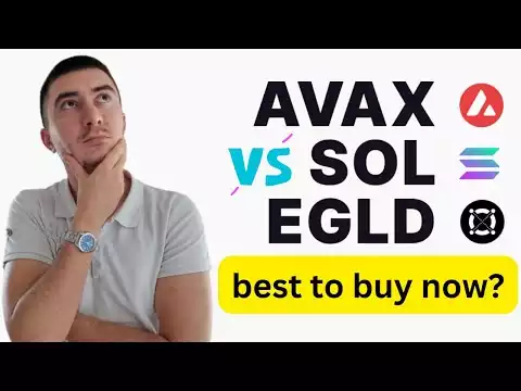 Solana vs Avax Vs Egld - Best Crypto To Buy Now? Altcoin Daily 2023 Analysis