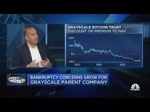 Bankruptcy concerns grow for Grayscale Bitcoin Trust's parent company