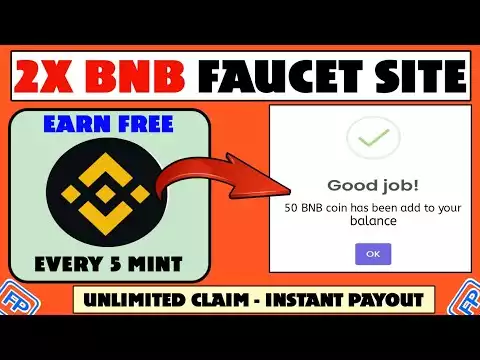 2x BNB coin faucet | unlimited claim BNB | instant payout faucetpay
