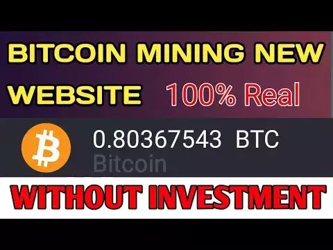 New Free Bitcoin Mining Website - New Free Cloud Mining Website - Earn Free $10 Daily