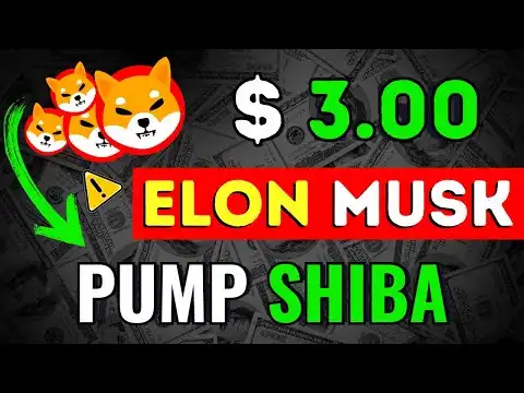 ELON MUSK UNVEILS HIS MASTER PLAN FOR SHIBA INU COIN TO REACH $3.00 - SHIBA INU COIN NEWS PREDICTION