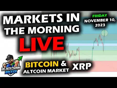 MARKETS in the MORNING, 11/10/2023, BITCOIN at $37,000, Total and Altcoin Market Back Test