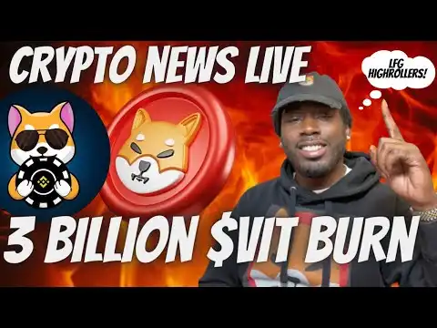 Crypto News Live, Shiba Inu, 3 Billion $VIT BURN Live