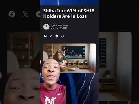 Shocking: 67% of Shiba Inu Holders at a Loss