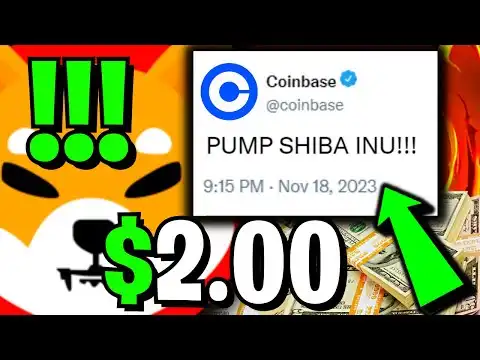 BREAKING: COINBASE TURNS SHIBA INU INTO A $2.00 GIANT THIS MONTH!!! - SHIBA INU NEWS TODAY