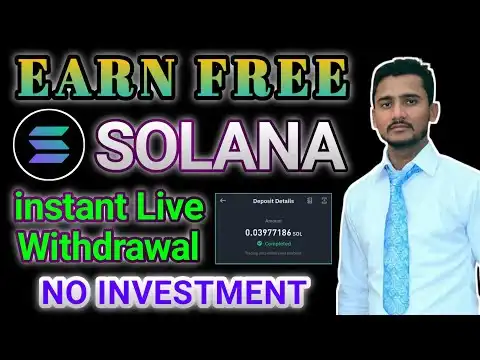 Earn Free Solana Coin Solpick. io Withdrawal | Solana Airdrop | solpick.io reviewCrypto Loot Today