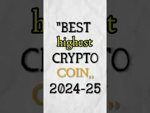 best crypto coin 2024 -25 |#cryptocurrency #cryptocoin #airdrop #crypto #earning #binance