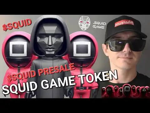 $SQUID - SQUID GAME TOKEN PRESALE CRYPTO COIN HOW TO BUY ETH ETHEREUM SQUIDGAME GAMES GAMESHOW STAKE