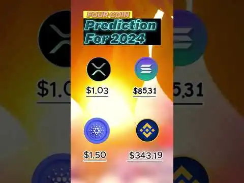 Four Coin For 2024 #cryptocurrency #crypto #price #100k