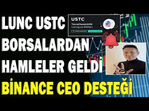 LUNC BORSA HAMLELER BNANCE CEO DESTE FYAT BEKLENTS #lunc #ustc #bitcoin #binance #terra #etf
