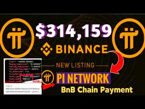 Pi Network BNB Chain Payment Transfer Start  Binance new Listing pi Coin  1Pi = $314,159  #crypto