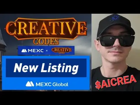 $AICREA - CreativeCodes TOKEN CRYPTO COIN HOW TO BUY AICREA MEXC GLOBAL BSC ETH BNB CREATIVE CODES