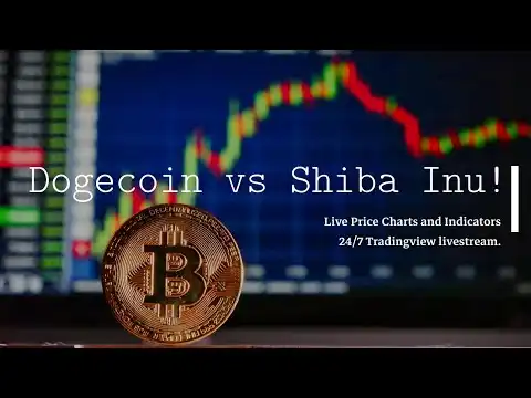  Dogecoin vs Shiba Inu LIVE price charts #Avax #Bitcoin #Solana #shib #Doge