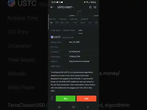 New Coin (Crypto) Terra Classic USD (USTC) has been listed On BitMart