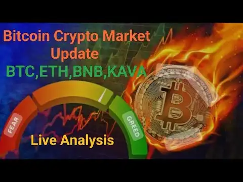 Bitcoin Crypto Market Update | Live Analysis | BTC , ETH , BNB , KAVA