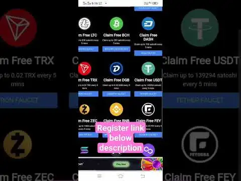  Free BTC and More Earn  #faucetpay  #solana #bitcoin#ethereum #usdt#tron  