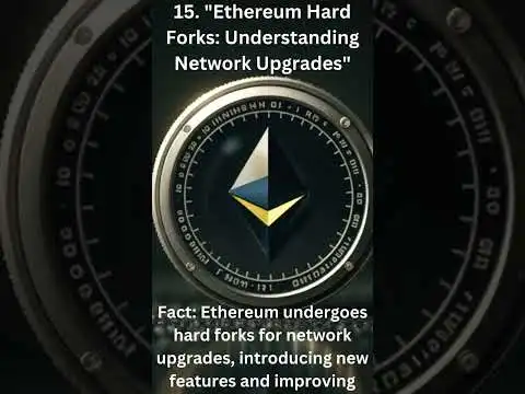 "Ethereum Hard Forks: Understanding Network Upgrades" #cryptotech #cryptoautomation #bitcoingaming