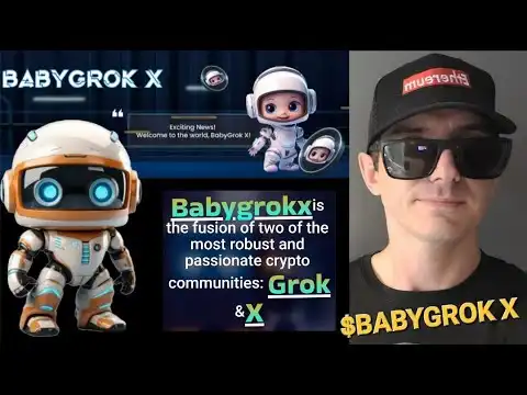 $BABYGROK X - BABYGROK X TOKEN CRYPTO COIN HOW TO BUY BABYGROKX BABY GROK BNB BSC ETH ETHEREUM AI