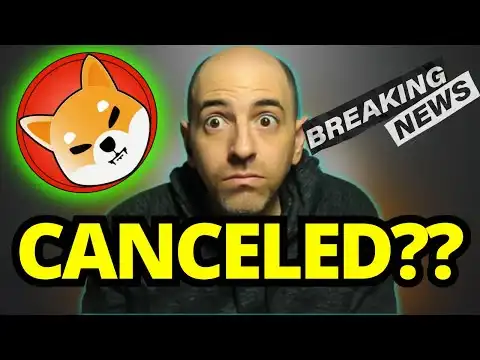 EMERGENCY! CANCELED?! SHIBA INU THIS MIGHT NOT HAPPEN!!! WHY?!!