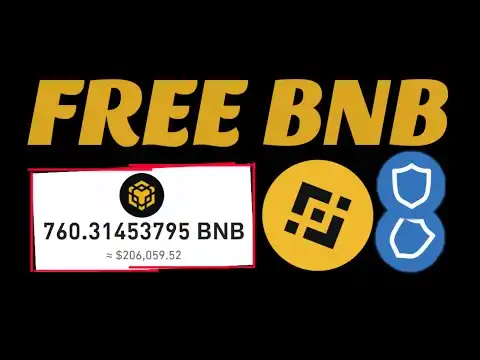  $60 FREE BNB on Trust Wallet - No Gas Fees 
