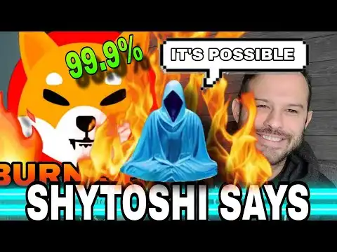 Shiba Inu Coin | Burn 99.9% Of SHIB! Shytoshi Says It's Possible
