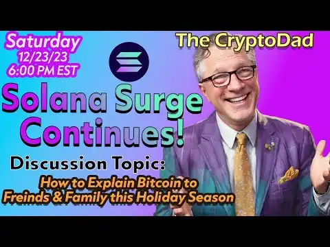 Solana Surge Continues, Now flipping BNB  - CryptoDad's Live Analysis 