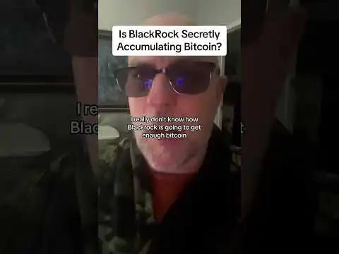 Is Blackrock Secretly Accumulating Bitcoin #shorts