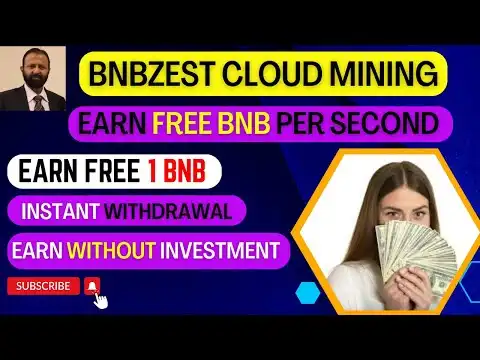 BNB Coin Mining | BNBZest Free Mining Per Second | Earn Free Binance Bnb Coin Daily |