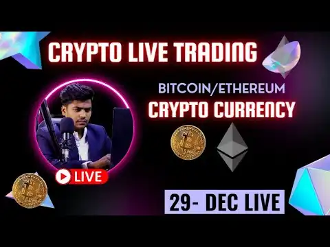 Crypto Live Trading || 29 DEC || @Bharattradingacademy  #bitcoin #ethereum #cryptotrading #crypto
