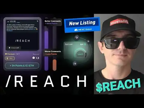 $REACH - REACH TOKEN CRYPTO COIN ALTCOIN HOW TO BUY MEXC GLOBAL ETHEREUM UNISWAP NFTS BSC ETH NFT