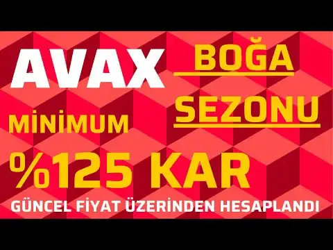 AVAX CON BOA SEZONU EN GARANT KAR HEDEF NERES #bitcoin #boasezonu #avax  #avaxcoin #altcoin