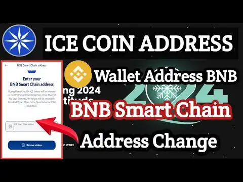 Ice Network Wallet Address Change| Today Update| BNB Address Add| OKX Wallet| BNB Chaini Coin Withdr
