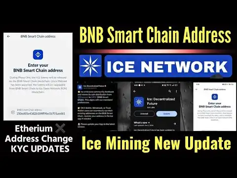Ice network new update | Ice network wallet change To Bnb Smart Chain, ice network news today