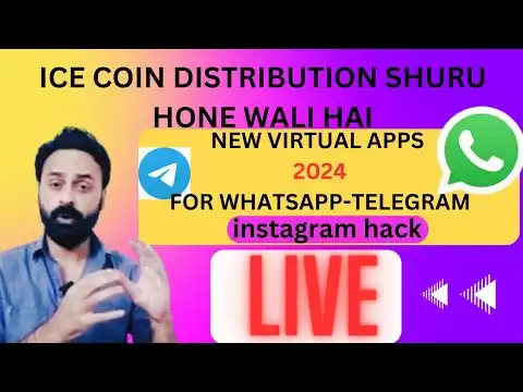 Ice coin changed into BNB Smart Chain | Fake Whatsapp number 2024 Live discussion!