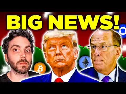 The Cryptocurrency Market is About to Go Wild!! (Bitcoin ETF, Donald Trump, BlackRock & Chainlink)!