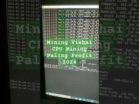 Mining Vishai Coin Paling Profit 2024 #crypto #bitcoin #miningterbaru