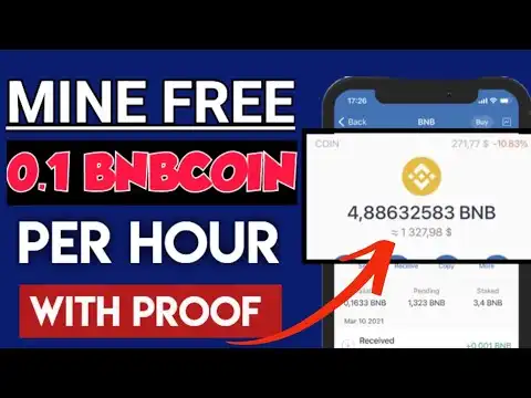 Free BNB Mining Site | Mine 0.1 BNB Per Hour - Earn BNB Coin Without investment