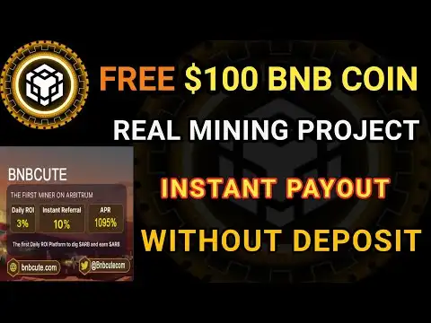 free $100 bnb coin mine | binance bnb mining in trust wallet | binance coin mining on mobile