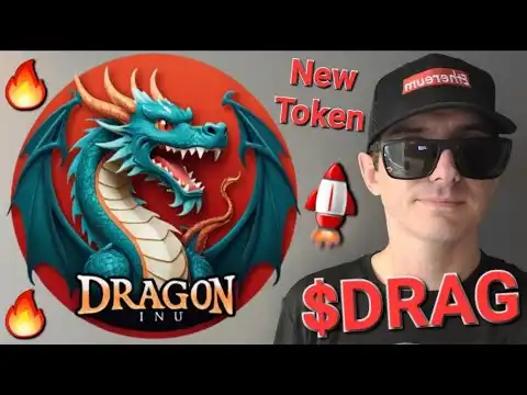 $DRAG - DRAGON INU TOKEN PRESALE CRYPTO COIN HOW TO BUY DRAG BNB BSC PANCAKESWAP ICO ETHEREUM ETH