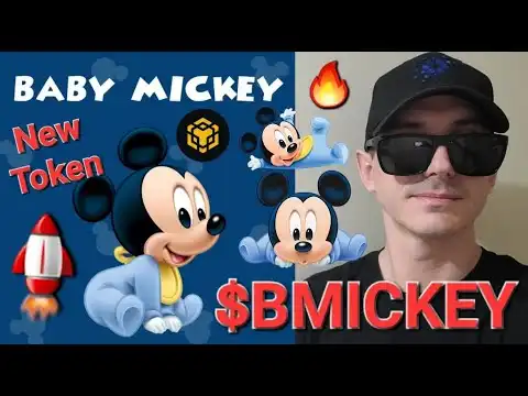 $BMICKEY - BABY MICKEY TOKEN CRYPTO COIN HOW TO BUY BMICKEY BNB BSC BabyMickey PANCAKESWAP MEMECOIN
