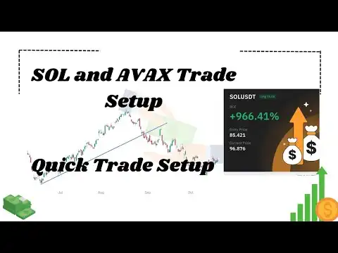 SOl And AVAX Coins Quick Trade Setup