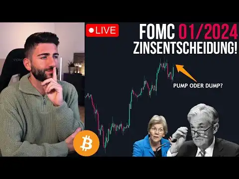 Bitcoin Reaktion auf FED Zinsentscheidung | FOMC LIVE