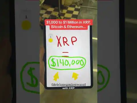 $1,000 to $1 Million in XRP, Bitcoin & Ethereum? (INSANE)