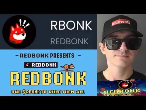 $RBONK - REDBONK TOKEN PRESALE CRYPTO COIN HOW TO BUY RBONK RED BONK ICO BNB BSC PANCAKESWAP SOLANA