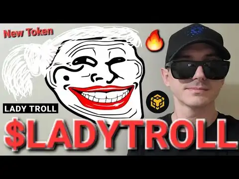 $LADYTROLL - LADY TROLL TOKEN PRESALE CRYPTO COIN HOW TO BUY LADYTROLL BNB BSC PANCAKESWAP MEMECOIN